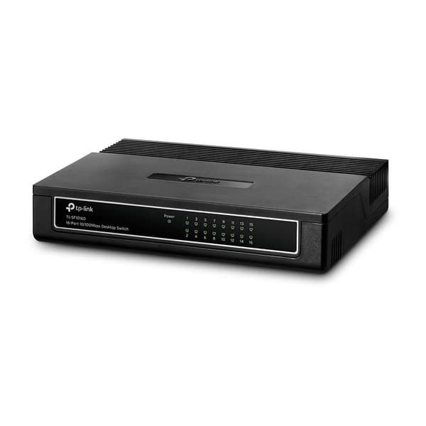 TP-Link TL-SF1016D - Switch - 16 porte - EN, Hurtig EN - 10Base-T, 100Base-TX (TL-SF1016D)