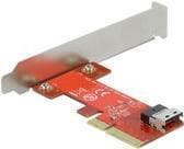 DeLOCK - Gränssnittsadapter - U.2 NVMe Low-Profile - 64 Gbit/s - PCIe 4.0 x4 (90483)