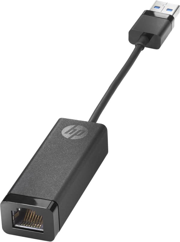 HP - Netværksadapter - USB 3.0 - Gigabit Ethernet - til DesignJet T730, T830, Elite x2 1012 G2, Pro x2 612 G2, Spectre Pro x360 G2, x2 210 G2