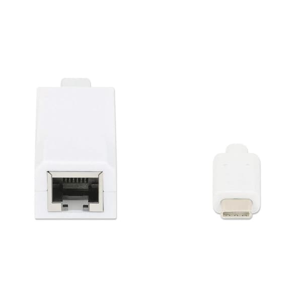 Manhattan Type-C till Gigabit nätverksadapter - Nätverksadapter - USB-C 3.1 - Gigabit Ethernet x 1 (507585)