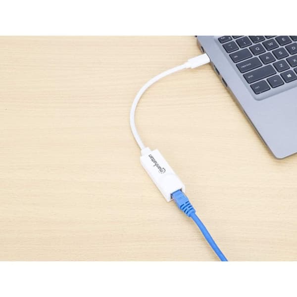 Manhattan Type-C till Gigabit nätverksadapter - Nätverksadapter - USB-C 3.1 - Gigabit Ethernet x 1 (507585)
