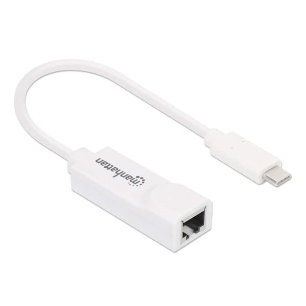 Manhattan Type-C till Gigabit nätverksadapter - Nätverksadapter - USB-C 3.1 - Gigabit Ethernet x 1 (507585)