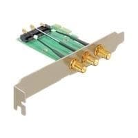 DeLOCK Mini PCI Express > PCI Express x1 + 3 RP-SMA-porte - Riser Card (89294)