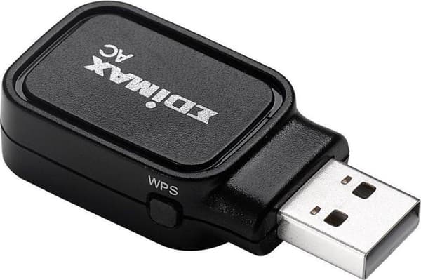 Edimax EW-7611UCB Ac600 Dual Band Wi-Fi & Bluetooth 4.0-adapter [USB, 80211ac, 600Mbps, svart]