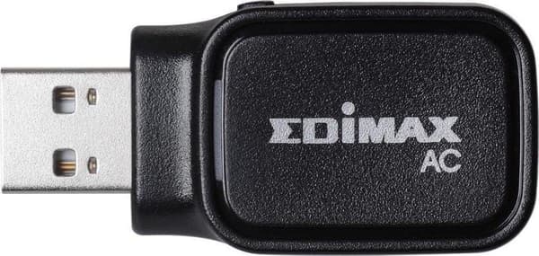 Edimax EW-7611UCB Ac600 Dual Band Wi-Fi & Bluetooth 4.0-adapter [USB, 80211ac, 600Mbps, svart]
