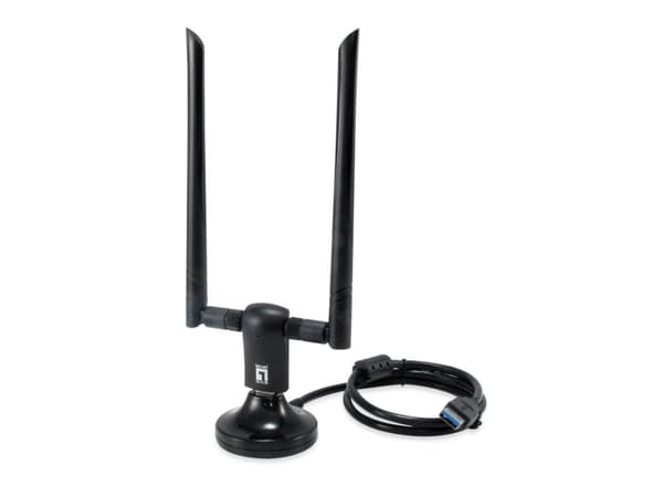 LevelOne Dual Band trådlös USB-nätverksadapter 1-13 kanaler