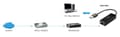 Miniatyrbild 3 av 3: Gigabit Ethernet Adapter Level One USB-0401 10/100/1000 Mbps RJ45 USB-A (USB-0401) (USB-0401)