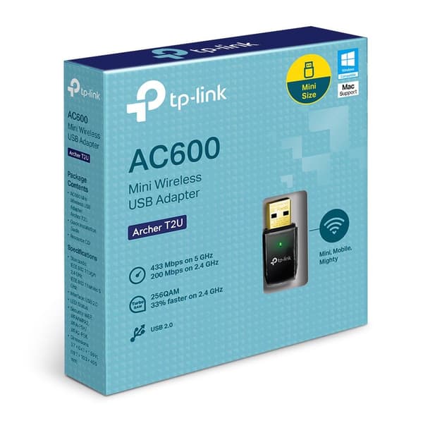 TP-LINK Archer T2U - Trådløs netværksadapter - V3 / Sort