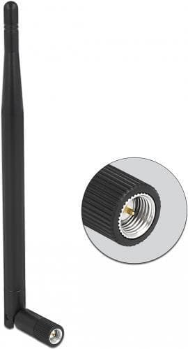 DeLOCK - Antenne - Smart Home - 1,64 dBi - ikke-retningsbestemt - indvendig, skruemontering - sort (12616)