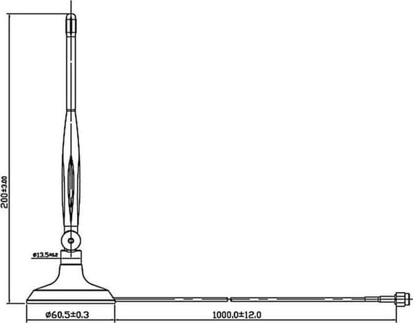 Delock - Modem/Router Antenne 4 dBi