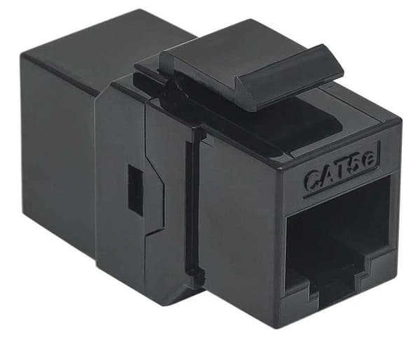 Intellinet RJ45 kobling (Cat 5E, UTP, 8P8C fatning) sort