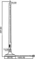Miniatyrbillede 3 af 9: Delock - Modem/Router Antenne 6,5 dBi