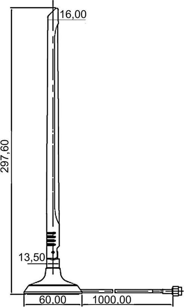 Delock - Modem/Router Antenne 6,5 dBi