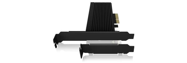 ICY BOX NVMe M.2 SSD til PCIe 4.0 X4 med aluminium heatsink adapterkort til Key-M med USB C IB-PCI208-HS