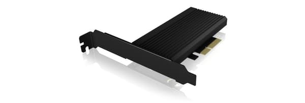 ICY BOX NVMe M.2 SSD til PCIe 4.0 X4 med aluminium heatsink adapterkort til Key-M med USB C IB-PCI208-HS