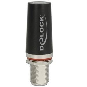DeLOCK LTE-antenne - Antenne - LTE/GSM/UMTS/WLAN 2,4 GHz/Bluetooth/ZigBee/Z-Wave - inde, udvendig - 3 dBi - ikke-retningsbestemt - sort (12456)
