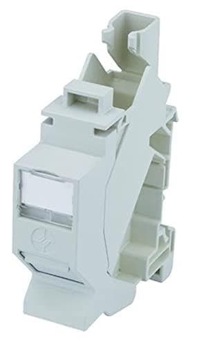 Telegärtner H02000A0086 Telegaertner TS45 AMJ-S DIN-skenaadapter DIN-skena Outrustad Ljusgrå