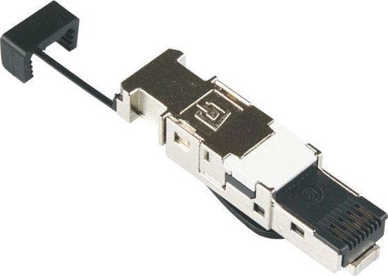 BTR E-DATIndustry IP20 fältplugg Kat.6, 10 GBit lämplig enligt IEEE 802.3an, 8-tråds RJ45-kontakt för AWG 22 (1401405012-I)