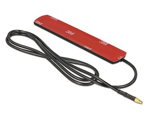 DeLOCK 89525 Omnidirektional antenne MMCX 3dBi netværksantenne - netværksantenner (3 dBi, 0,69-0,96/1,71-2,7, 50 Ohm, rundstrålende antenne, MMCX, ver