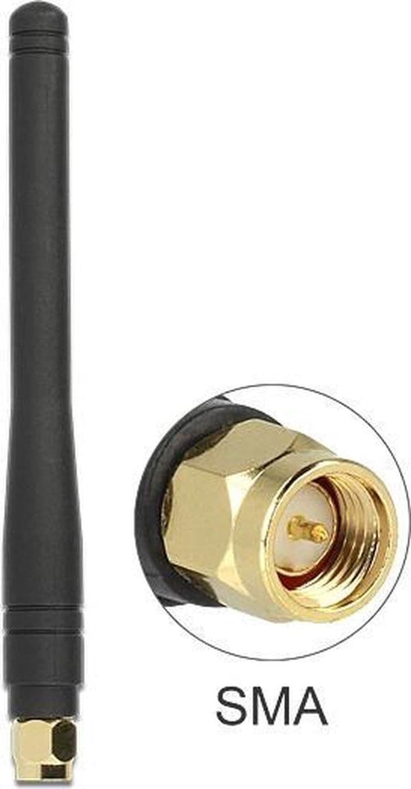 DeLOCK 88914 antenne 2,5 dBi Omnidirektional antenne SMA