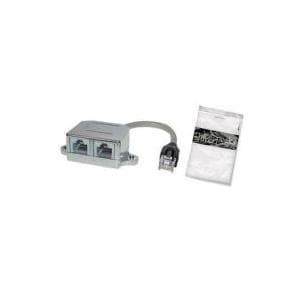shiverpeaks ?at5e RJ45-2x RJ45 - RJ45 - 2x RJ45 - Hane/Kvinna - Svart - Silver (BS75002)