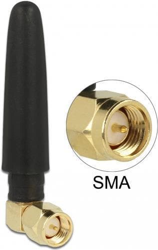 DeLOCK LTE Antenne - Antenne - Smart Home - 2 dBi - ikke-retningsbestemt - udvendig, indvendig - sort (89623)