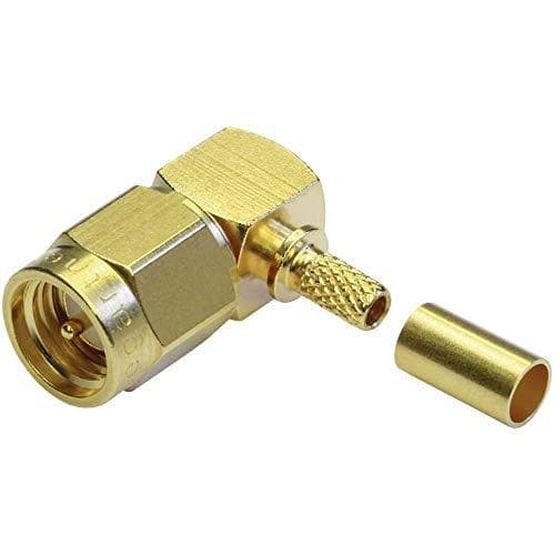 Telegärtner SMA vinkelstik cr AU J01150A0091Z G1 (RG58C/U) Koaksialt stik 4018359268398