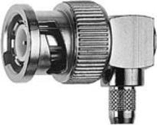 Telegärtner - nätverksanslutning - BNC (M) - koaxial - RG-58 - 90° kontakt
