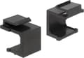 Miniatyrbillede 2 af 2: DeLOCK 4x Keystone lukkedæksel sort