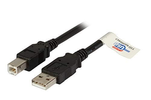 EFB Electronics K5256SW.0,5 USB-kabel 0,5 m USB 2.0 USB A USB B Svart (K5256SW.0,5)