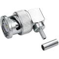 Miniatyrbillede 1 af 3: Telegärtner BNC-kabelvinkelstik J01000A0010 Koaksialstik 4018359101411