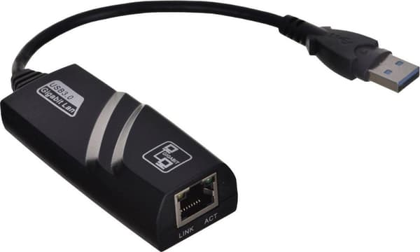 Akyga AK-AD-31 nätverkskort Ethernet 1000 Mbit/s Svart