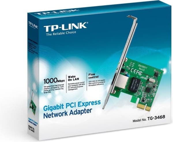 TP-Link TG-3468 nätverkskort Internt Ethernet 2000 Mbit/s