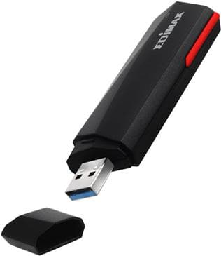 Edimax EW-7822UMX - Netværksadapter - USB 3.2 Gen 1 - 802.11ax (Wi-Fi 6) (EW-7822UMX) Sort