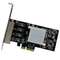 Miniatyrbild 2 av 4: StarTech 4-portars gigabit ethernet nätverkskort - PCI Express - Intel 1350 NIC