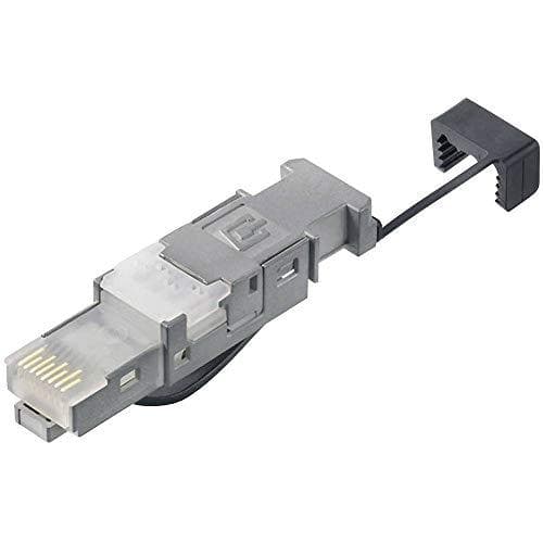 Telegärtner STX V6 RJ45 stikstik, lige poler: 8P8C J80026A0045 J80026A0045 1 stk (J80026A0045)