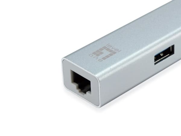LevelOne Nätverksadapter USB Hub 3-Port Wake-on-LAN USB-0503 V 3