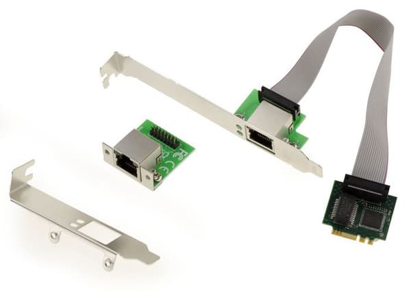M2 M.2 NGFF E A Key Gigabit Lan Ethernet 10 100 1000 Mbps kort med Intel I210 Chipset