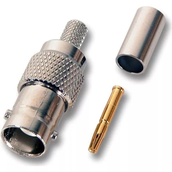 EFB Electronics 52501.1 trådkontakt BNC silver (52501.1)