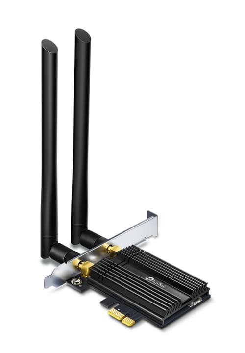 AX3000 Wi-Fi 6 Bluetooth 5.0 PCI Express Adapter Sort, Metallic