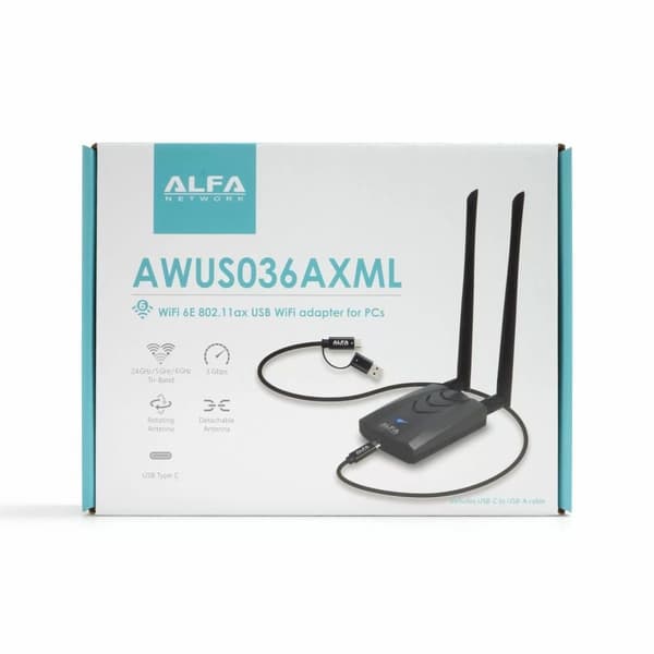 ALFA AWUS036AXML (WiFi 6, 802.11ax)