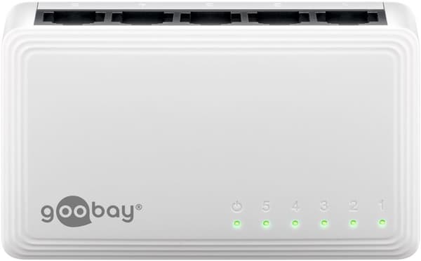 5-porters Gigabit Ethernet nettverkssvitsj