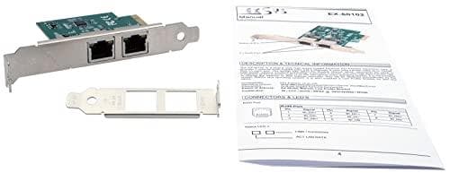 EXSYS EX-60102 nätverkskort Inbyggt Ethernet 1000 Mbit/s (EX-60102)
