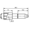 Miniatyrbillede 2 af 3: Telegärtner FME kabelstik Crimp G07 crimp/crimp, B2005, G07 (RG-316/U) - 1 stk (J01700A0007Z)