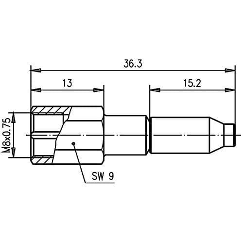 Telegärtner FME kabelstik Crimp G07 crimp/crimp, B2005, G07 (RG-316/U) - 1 stk (J01700A0007Z)