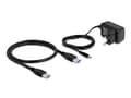 Pikkukuva 3 / 3: Delock USB 10 Gbps -keskitin, jossa on 4 USB Type-A -porttia + 1 pikalatausportti sis. virtalähde (64182)