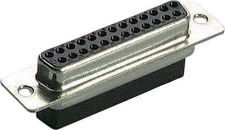 EFB Electronics 34603.1 ledningsstik Dsub 25-pin sort (34603.1)