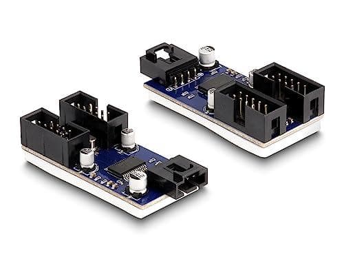 Delock USB 2.0-pin-stik hub 2-port (61100)