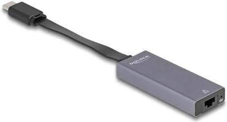 DeLOCK 66248 Kabeladapter RJ-45 USB C Grå (66248)
