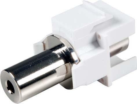 EFB-Electronics 3,5 mm stereo-snap-in-adapter sort, jack/jack (EB526)